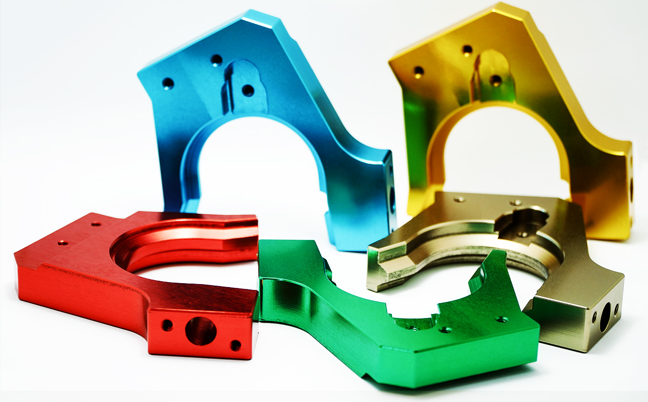 CNC Machined Aluminum Parts with Anodized Aluminum Finish